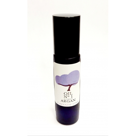 Organic argan oil Fair Trade (UCFA Morocco) infused with lavender essential oil. High Grade