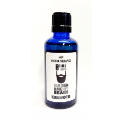 beard oil. Organic argan oil infrused with bergamote essential oil. 50ml blue glass bottle