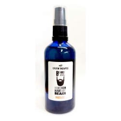 huile d'argan infusion huiles essentielles de neroli (fleur d'oranger). bouteille en verre bleu 100ml avec pompe